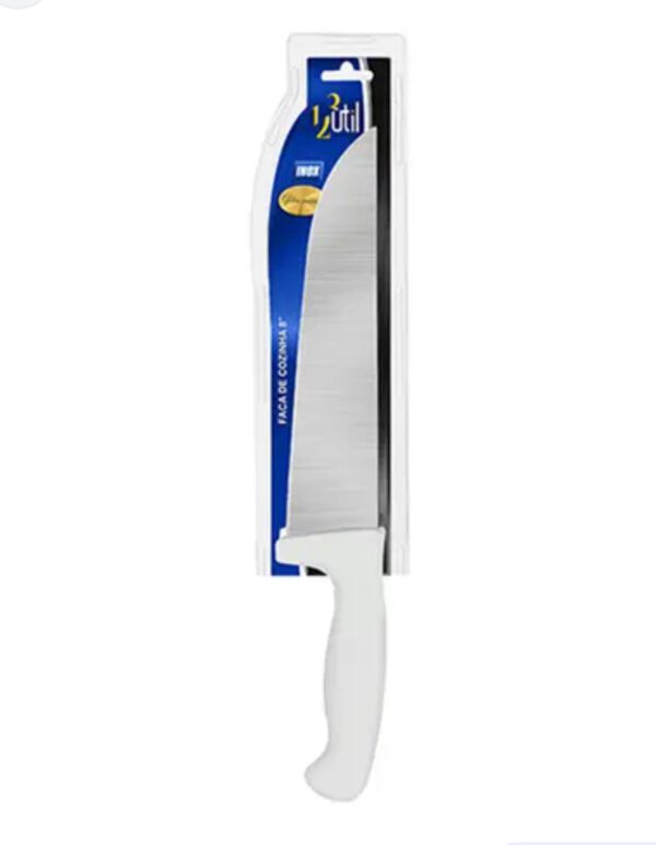 Faca Para Churrasco Profissional Aço Inox Cozinha 8 Polegada