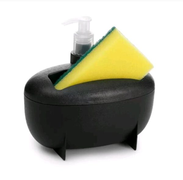 Porta Detergente Com Dispenser E Porta Esponja Giotto